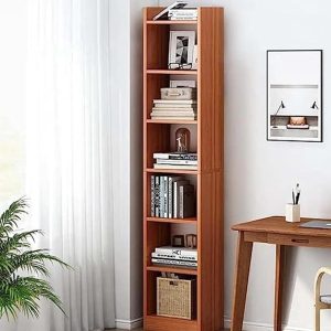 Lukzer 6 Layer Engineered Wood Bookshelf