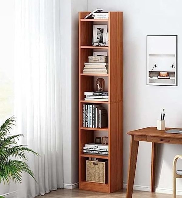 Lukzer 6 Layer Engineered Wood Bookshelf