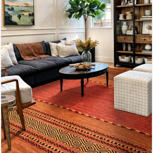 Orange Kilim Rug