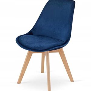 Scandinavian Fully Upholstered Velvet